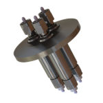 Ruggedized multichannel hermetic fiber-optic feedthroughs