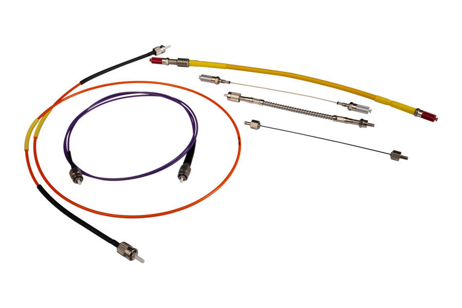 Special fiber optic patchcords and cables