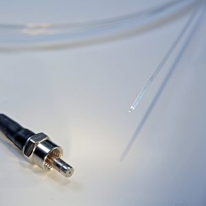 Disposable frontal emitting fiber-optic probes