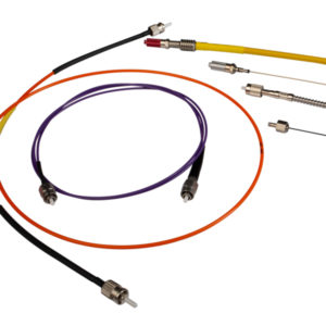 Special fiber optic patchcords and cables