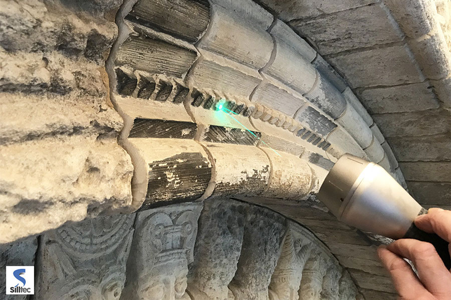 Laser stripping of materials by Silltec