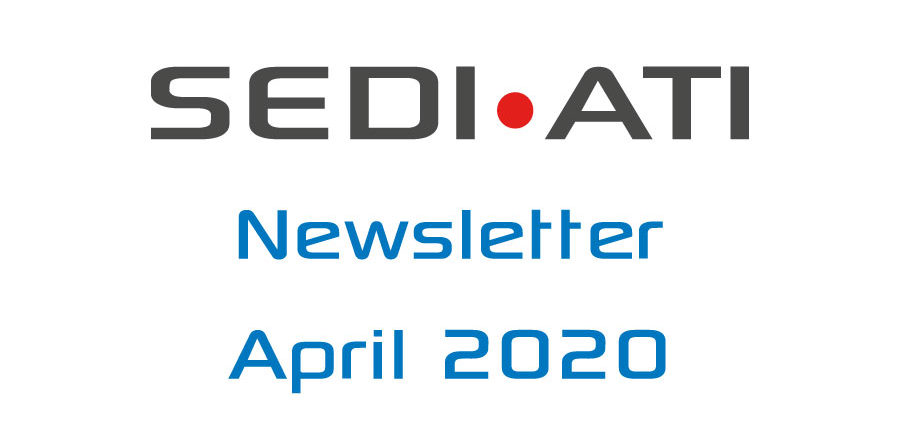 Logo Newsletter of SEDI-ATI dated April 2020