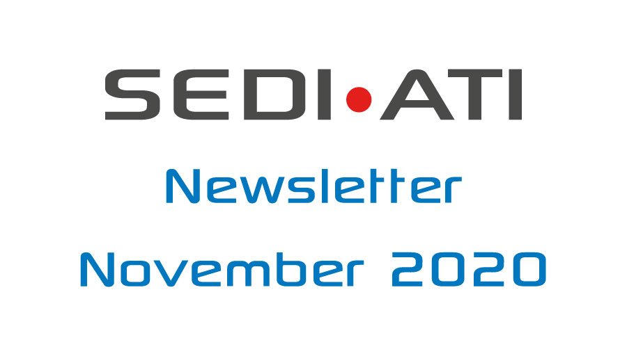 Logo Newsletter of SEDI-ATI dated November 2020