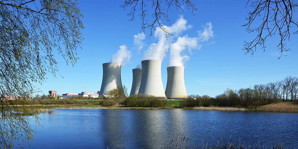 Fiber optic solution for energy nuclear